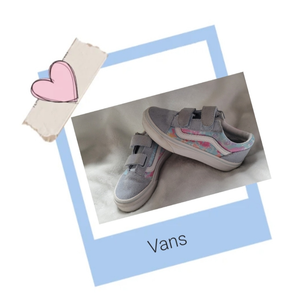 Kids Tie Dye Vans Shoes Size 13